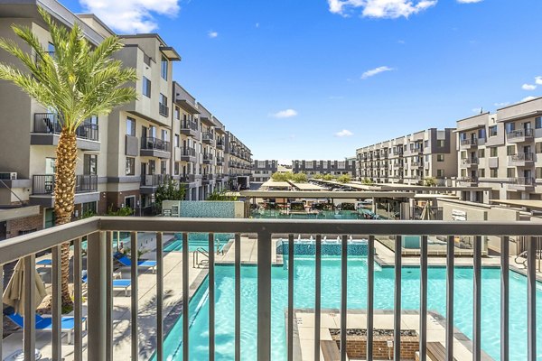 patio/balcony at 601 PAX Apartments