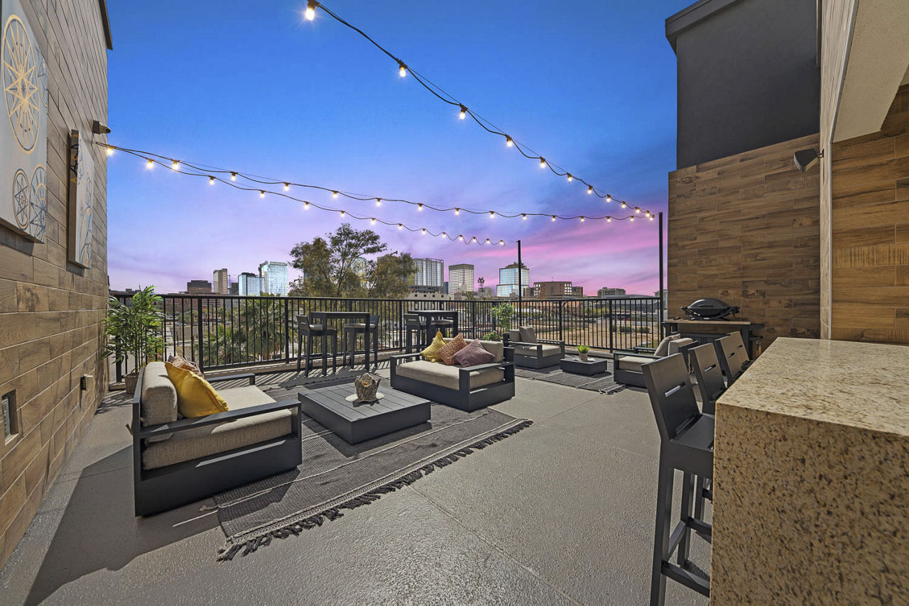 Roof deck at 601 Pax (2 of 2)