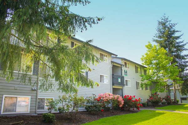 exterior at The Becket Apartments