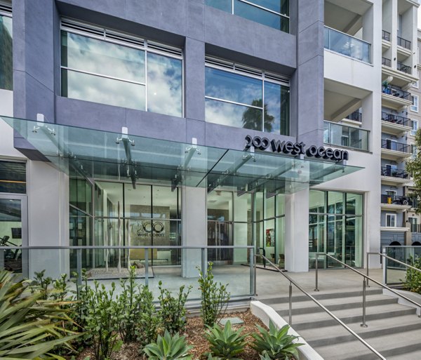 200 West Ocean Apartments: Modern high-rise building in scenic setting