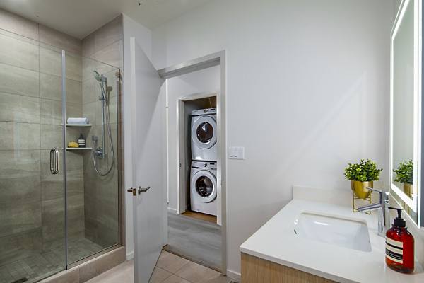bathroom at 200 West Ocean Apartments