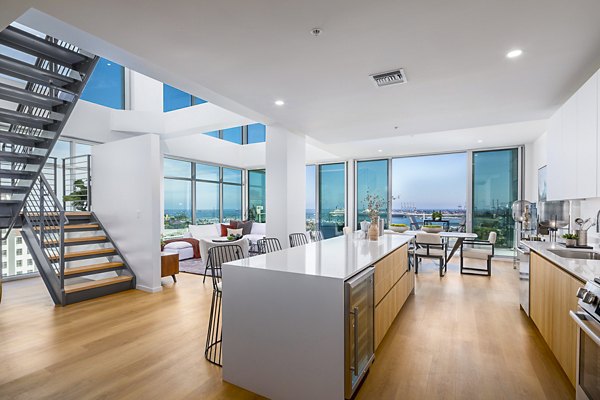 kitchen at 200 West Ocean Apartments