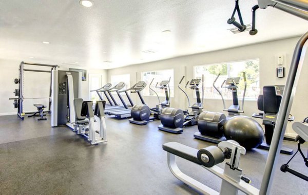 fitness center at The Breakwater Apartments