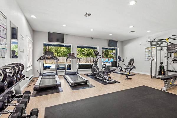 fitness center at Avana Chestnut Hills Apartments