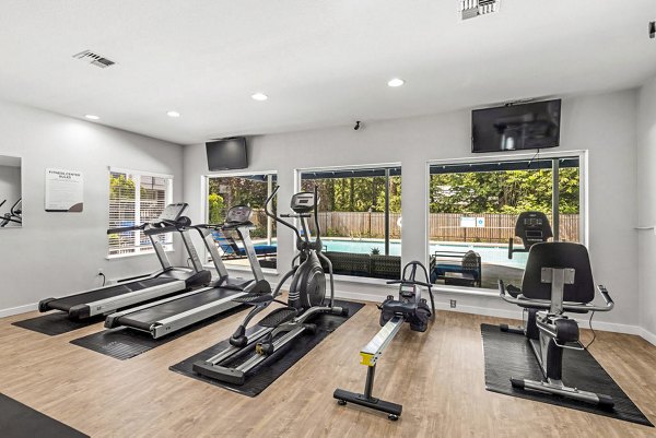 Modern fitness center with state-of-the-art equipment at Avana Chestnut Hills Apartments