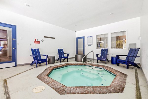 Luxurious hot tub at Avana Chestnut Hills Apartments, perfect for relaxation and unwinding in a serene community setting