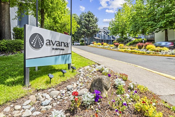 signage at Avana Hamptons Apartments