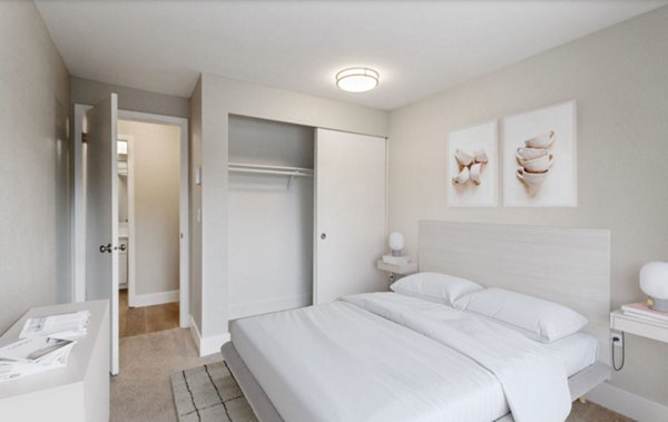 bedroom at Avana Hamptons Apartments