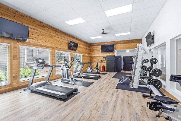 fitness center at Avana Hamptons Apartments