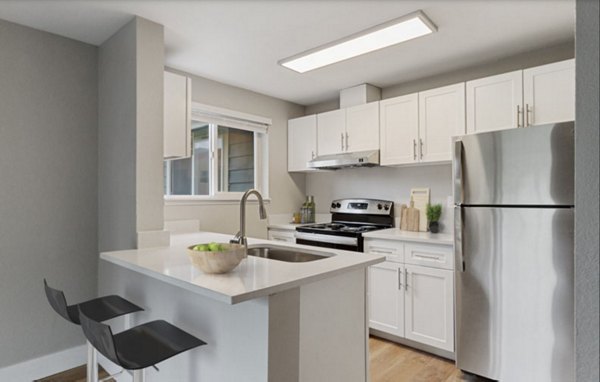 kitchen at Avana Hamptons Apartments