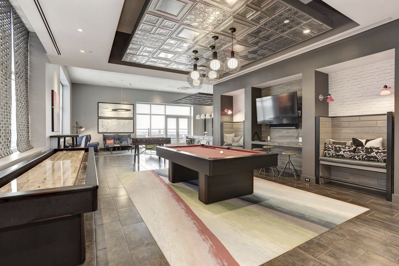 Game room at 225 N Calvert
