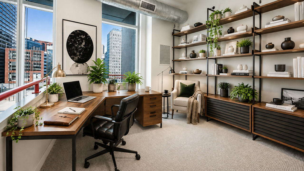 Work space at 225 N Calvert
