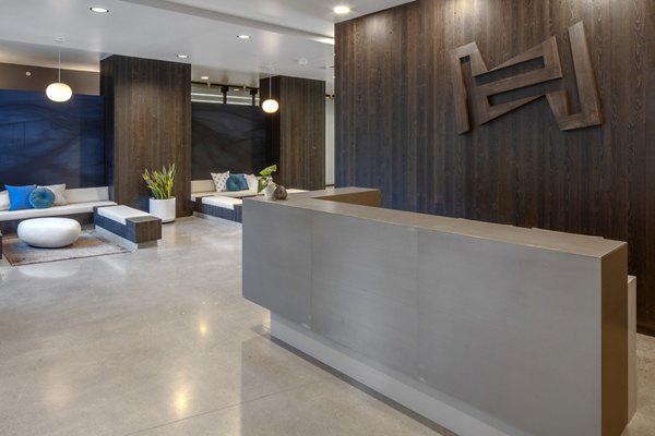 The Payton Apartments: Stylish clubhouse with modern decor