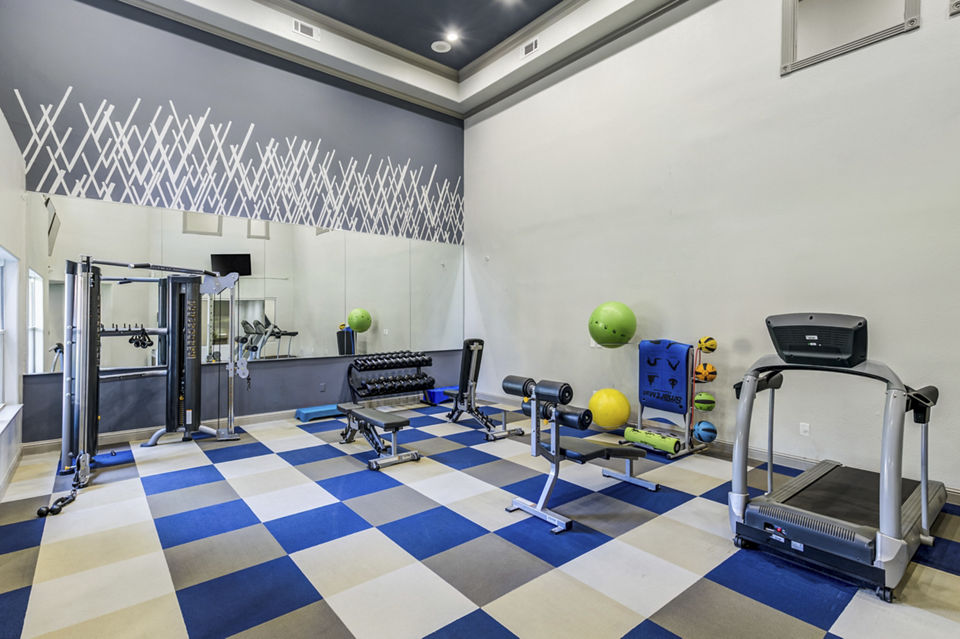 fitness center at Avana River Park Apartments
