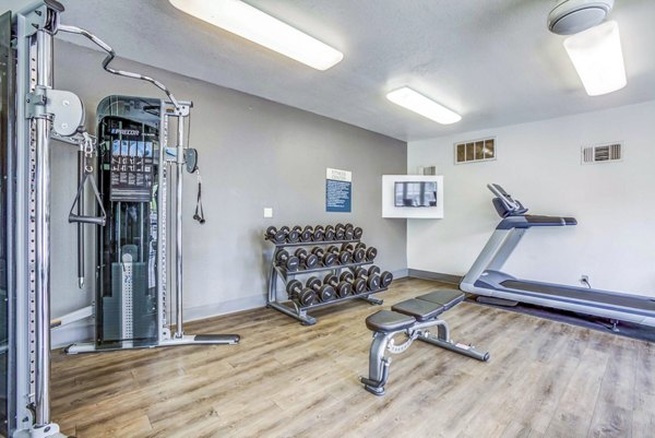 fitness center at Avana River Park Apartments
