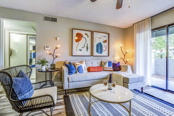 living room at Avana River Park Apartments