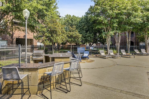 grill area/patio at Avana River Park Apartments