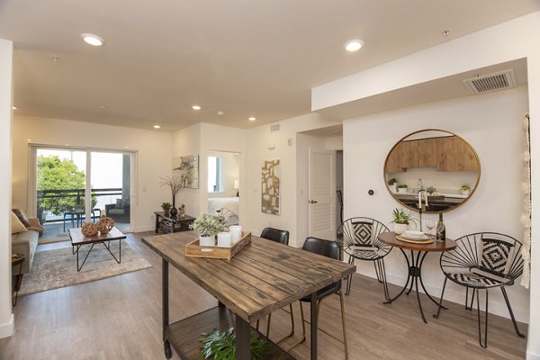 kitchen at One38 Apartments