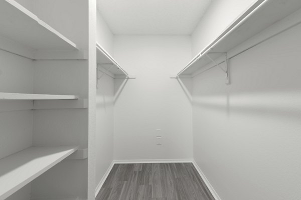 closet at Avana Coachman Apartments