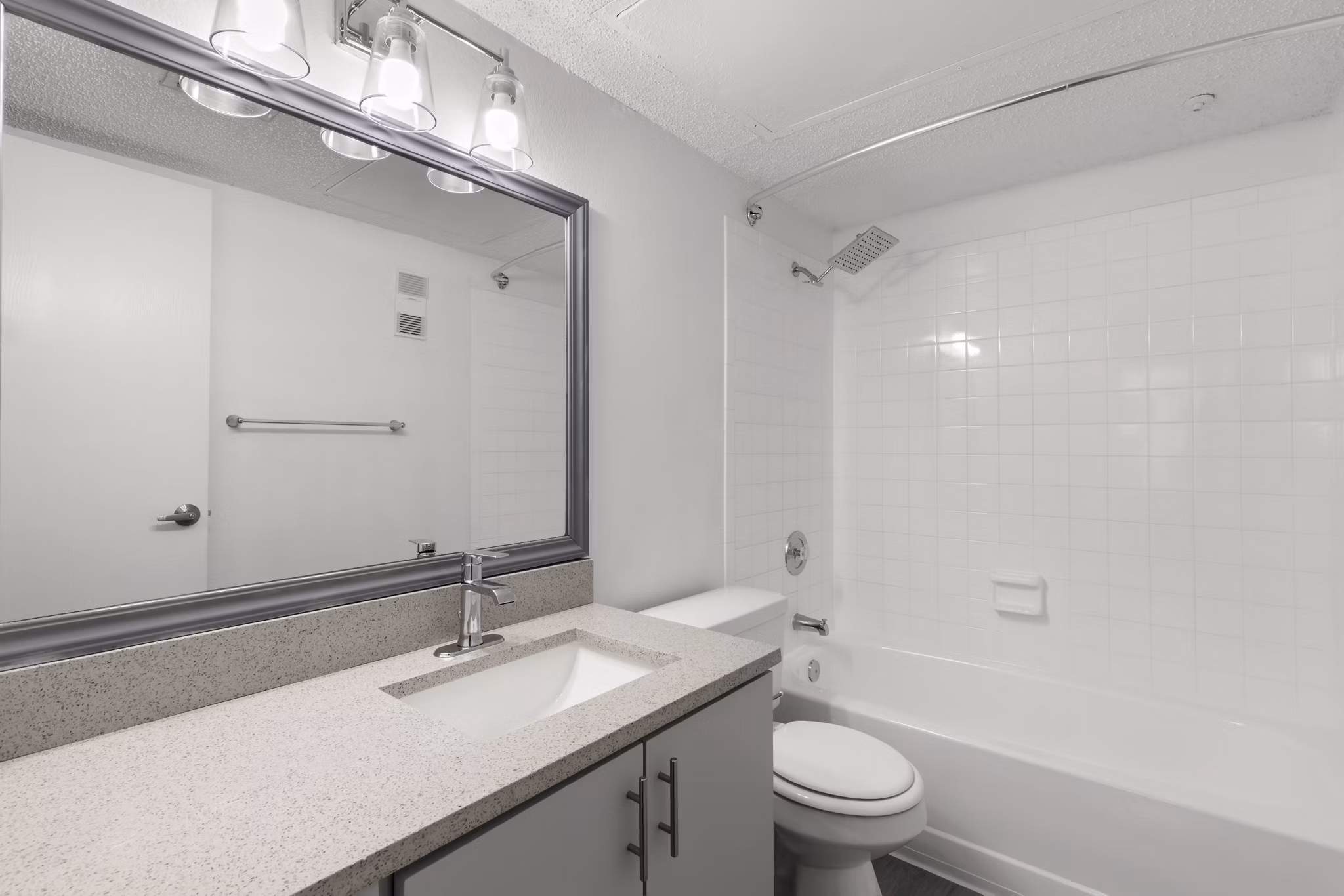 Modern bathroom with sleek fixtures at Avana Coachman Apartments