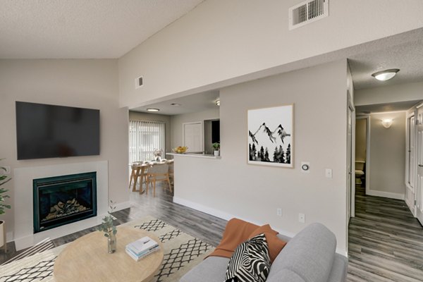 bedroom at Altitude Apartments