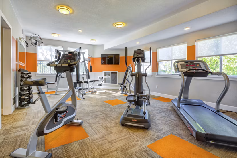 fitness center at Altitude Apartments 