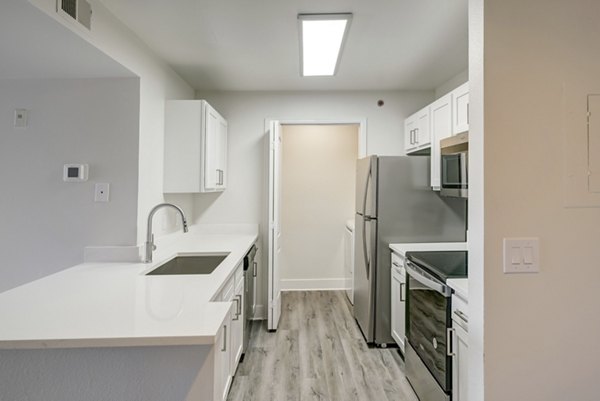 kitchen at Copper Terrace Apartments