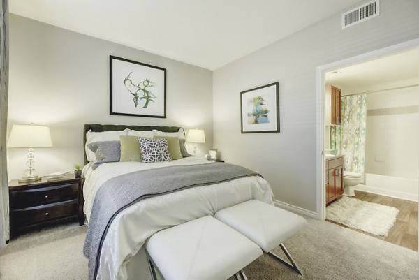 bedroom at Ridge at Lowry Apartments
