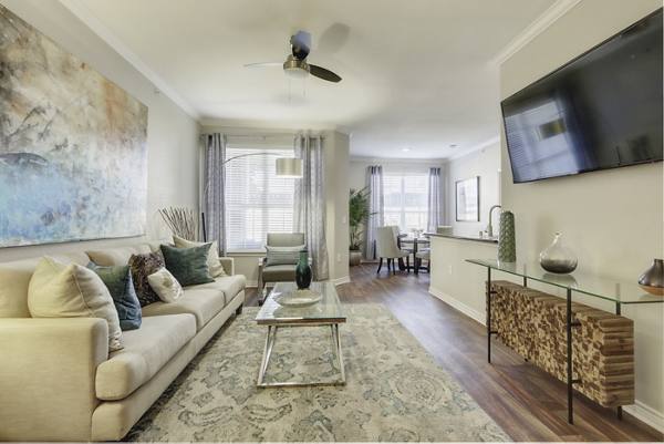 living room at Ridge at Lowry Apartments