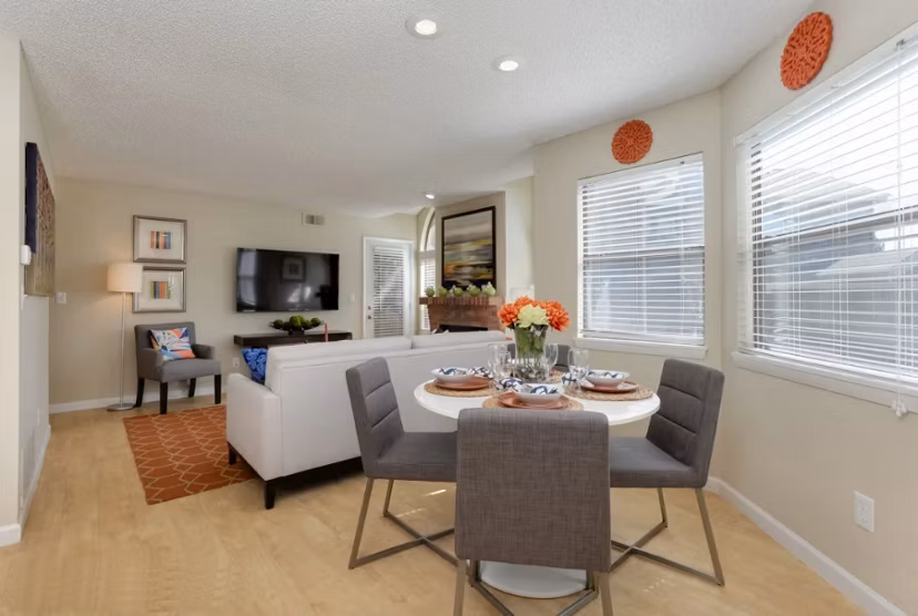 living room at Ironwood at the Ranch Apartments