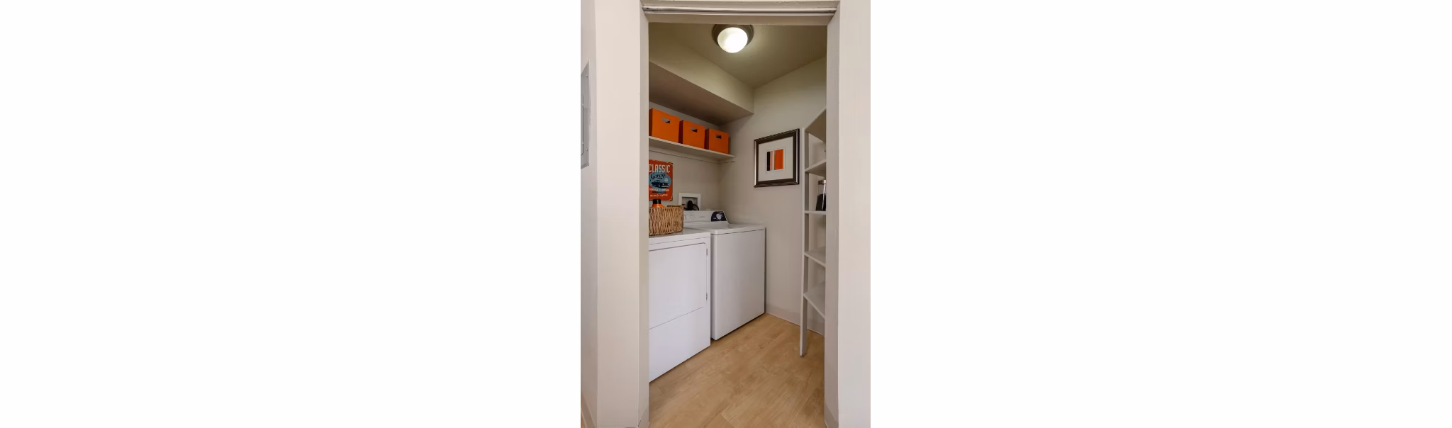 laundry room at Ironwood at the Ranch Apartments