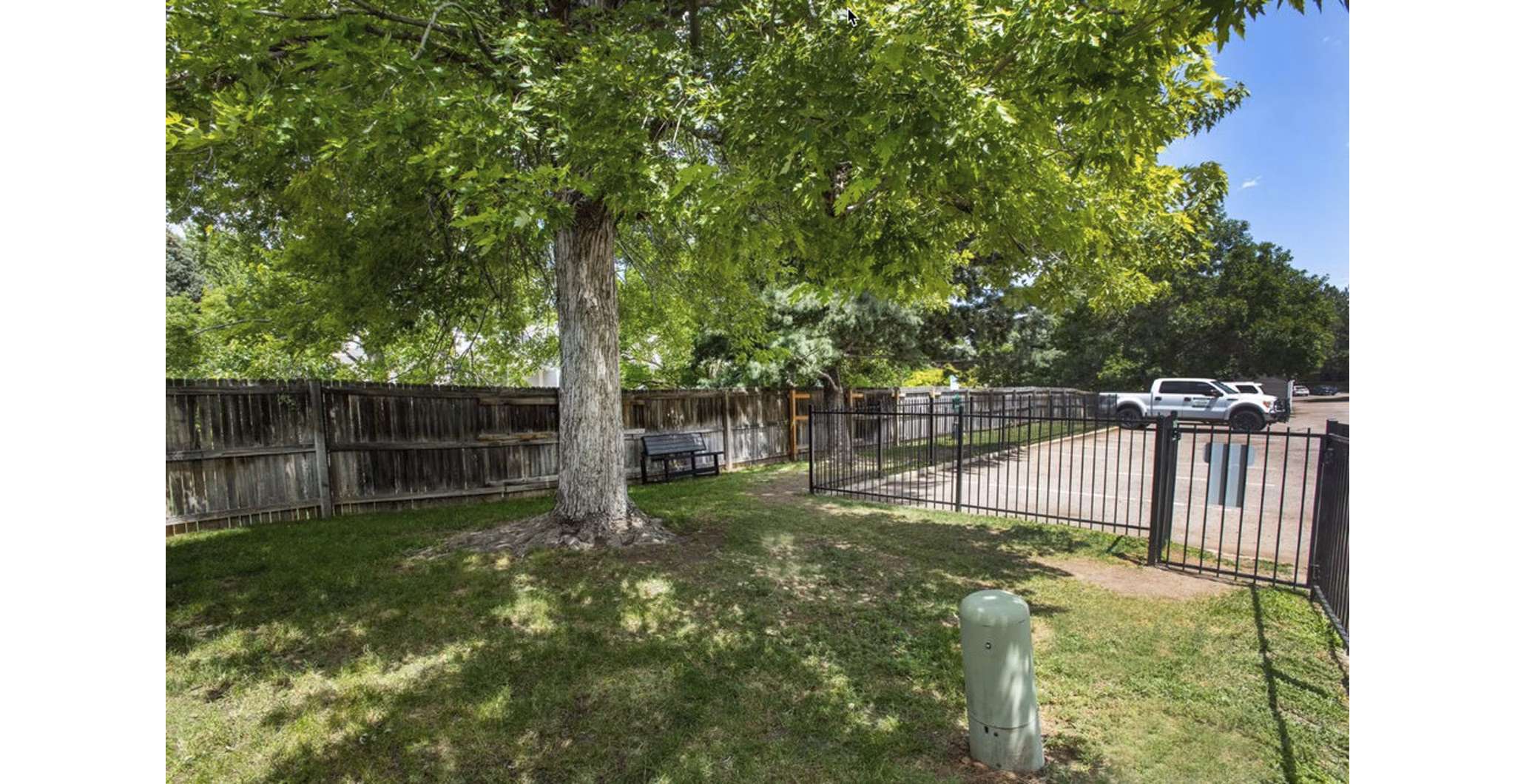 dog park at Ironwood at the Ranch Apartments