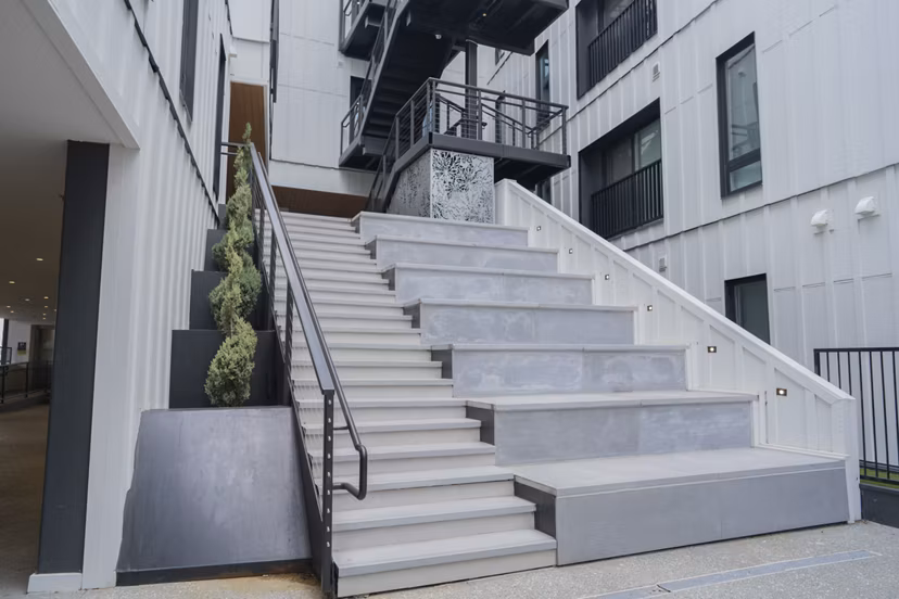 Clubhouse featuring modern design and comfortable seating at Cheatham Street Flats Apartments Perfect for social gatherings and relaxation