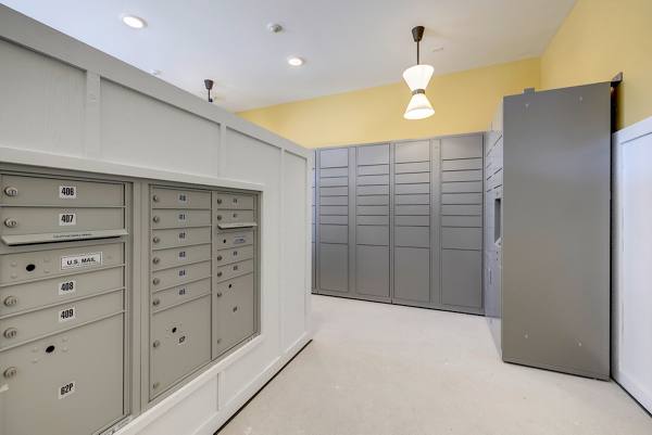 mail room at Ascend Rainier Ridge Apartments
