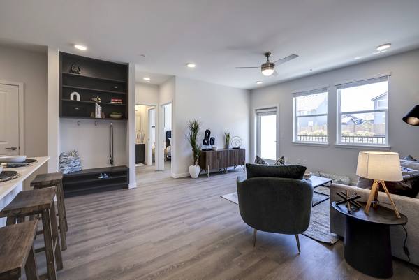 living room at Ascend Rainier Ridge Apartments