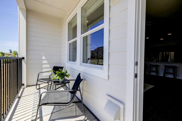 patio at Ascend Rainier Ridge Apartments