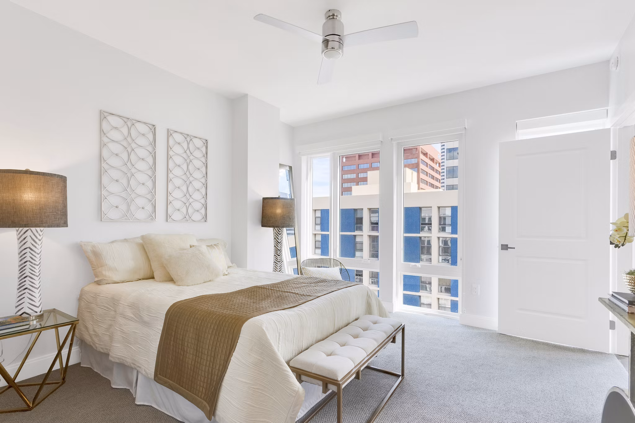 Bedroom at The Fitzgerald Apartments