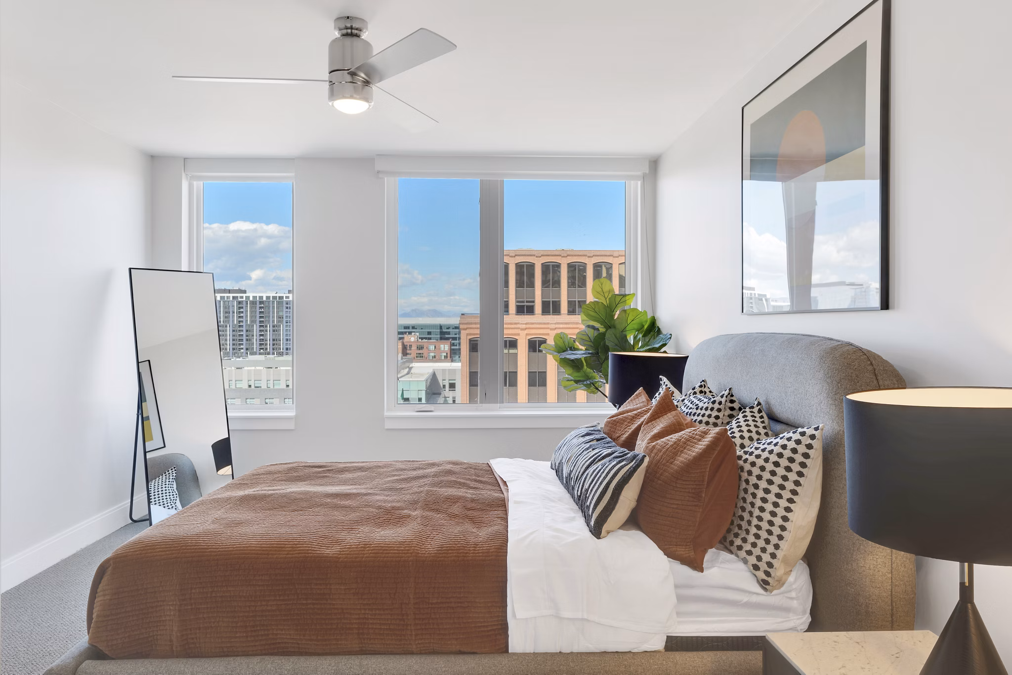 Bedroom at The Fitzgerald Apartments