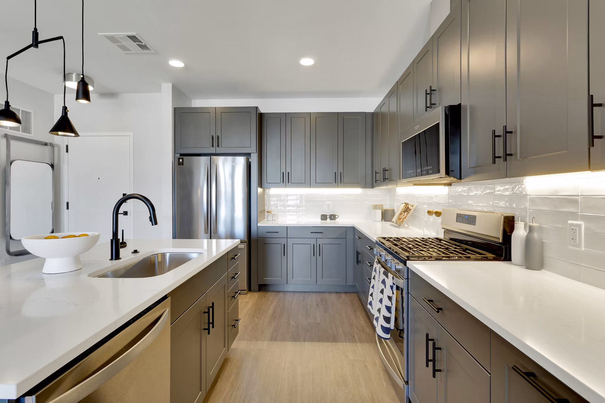 Kitchen at The Fitzgerald Apartments