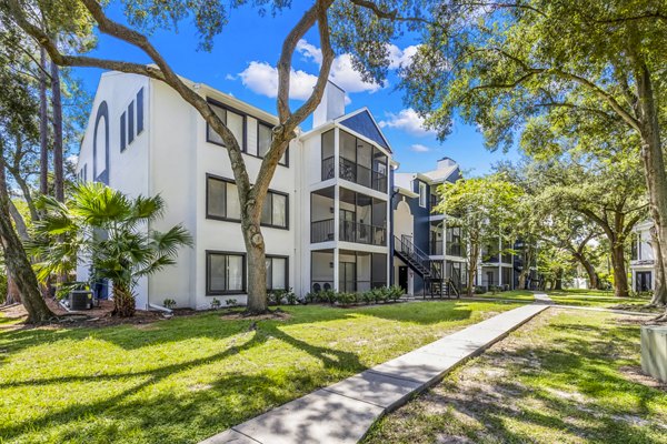 Avana Lakeview Apartments: Elegant building showcasing modern luxury apartments in a scenic lakefront setting
