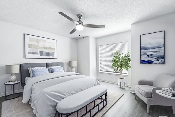 bedroom at Avana Lakeview Apartments