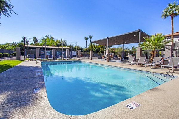 pool at Riverside Apartments