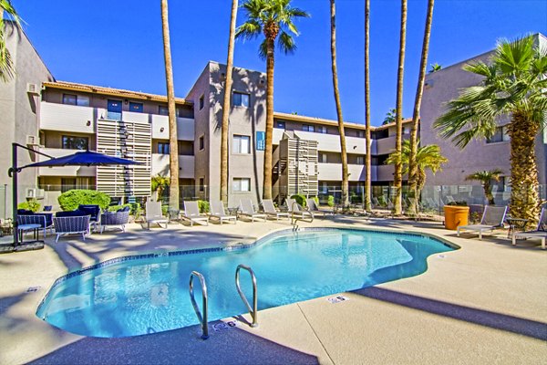 pool at Riverside Apartments