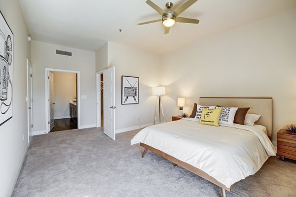 bedroom at The Stewart Apartments