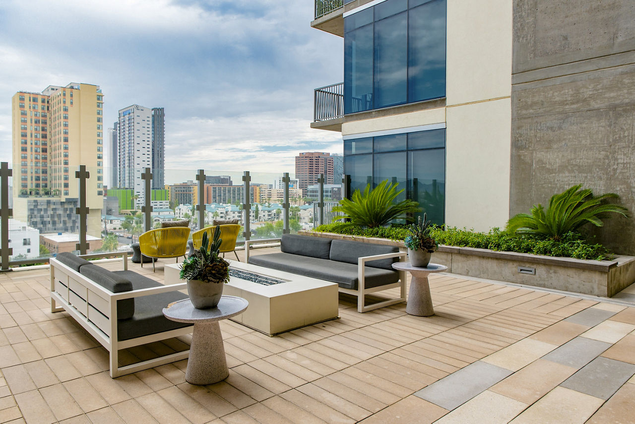 Roof deck at The Stewart (2 of 2)