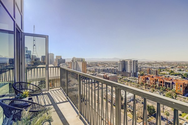 patio/balcony at The Stewart Apartments