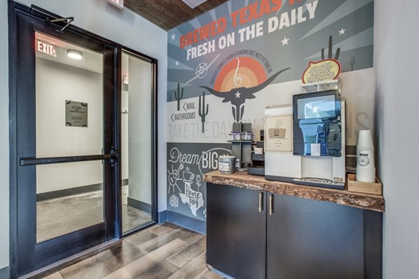 Clubhouse featuring modern design and comfy seating at Westhouse Apartment Flats
