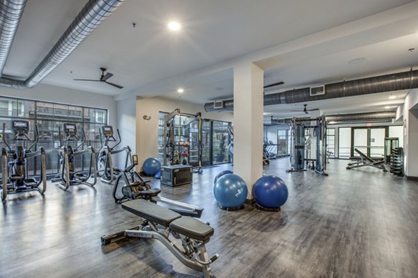 Fully-equipped fitness center with modern machines at Westhouse Apartment Flats, perfect for active lifestyles