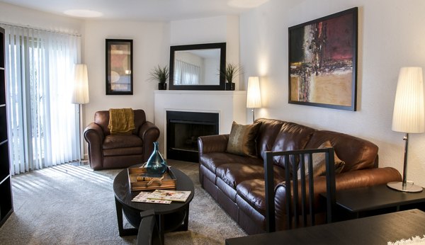 living room at Heather Ridge Apartments