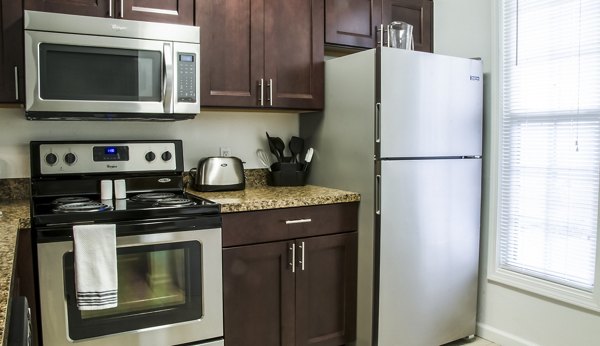 kitchen at Hidden Lakes Apartments